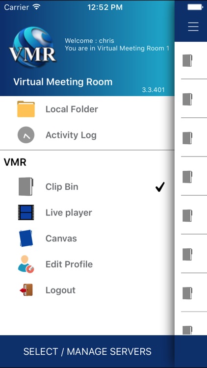 Virtual Meeting Room (VMR)