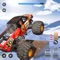 Get ready to play this monster trucks game with multiple stunts