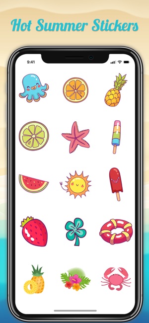 Hot Summer Stickers(圖2)-速報App