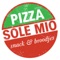 De kaart van Sole Mio in Leuven bevat onder meer pizza's, pasta's en pita's