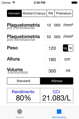 Platelet Calculator screenshot 2