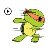 The Fastest Turtle Sticker
