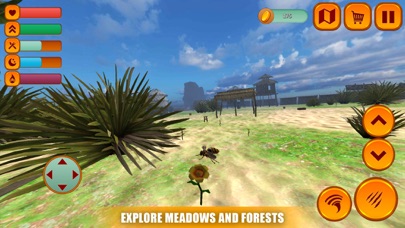 Flying Bumblebee Insect Sim 3D screenshot 2