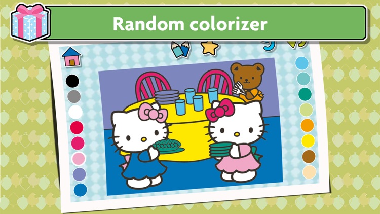 Kids Coloring with Hello Kitty screenshot-4