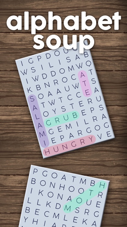 Word search in English - Unscramble hidden words