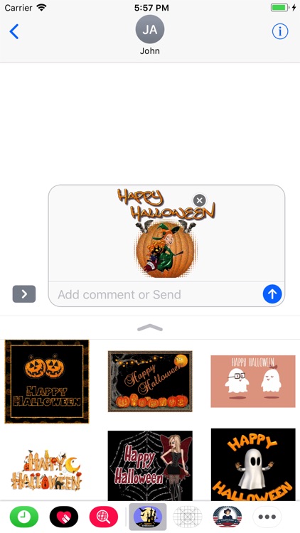 Halloween GIF Stickers 2017 screenshot-3