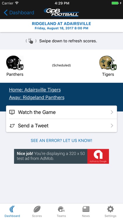 GPB Sports: Football