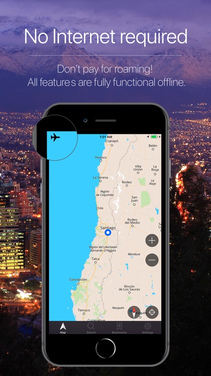 Chile Offline Navigation