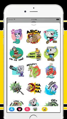 Game screenshot Cuphead Stickers hack