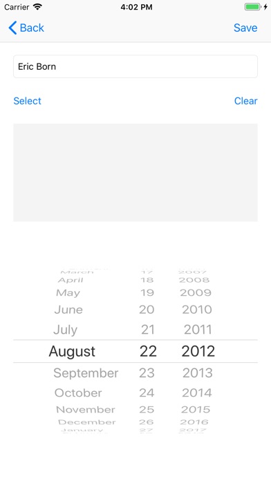 Memento - Simple date tracking screenshot 2