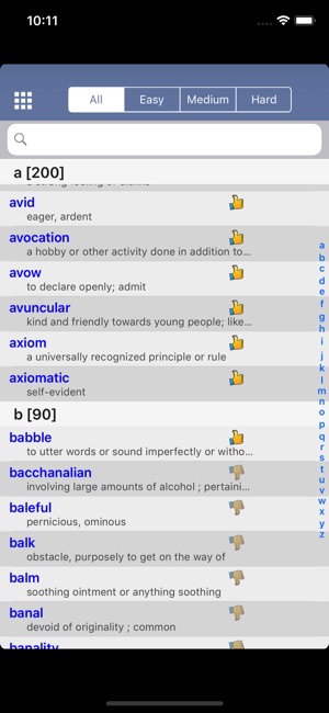 LSAT Vocabulary Lite(圖2)-速報App