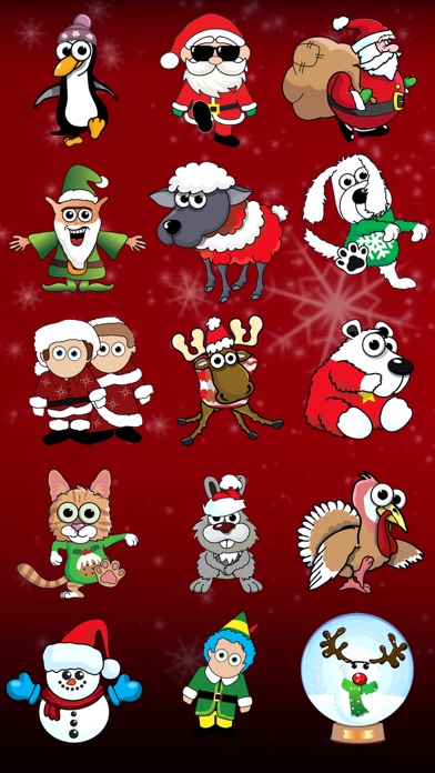 Santa and Friends Stickers screenshot 4