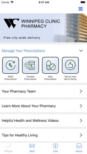 Winnipeg Clinic Pharmacy(圖1)-速報App