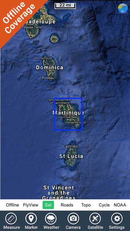 Martinique HD maps GPS charts screenshot-4