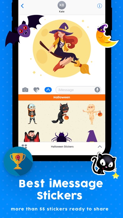 Funny Halloween Day Stickers screenshot 2