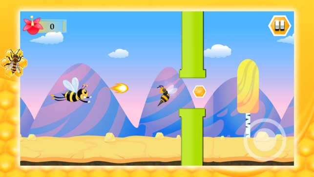 Flying Bee Honey Action Game(圖4)-速報App