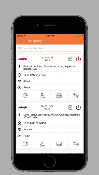 Transportguru Vehicle Tracking screenshot 2