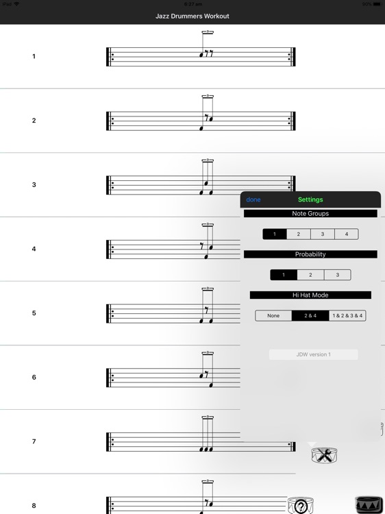 Jazz Drummers Workout