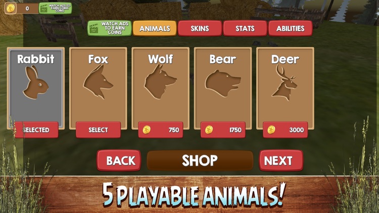 Wildlife Animals - Forest Sim screenshot-0