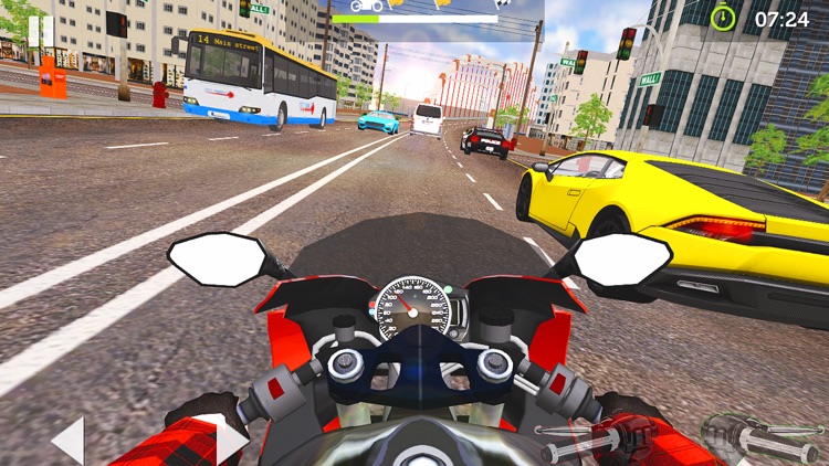 Baixe Racing In Moto: Traffic Race no PC