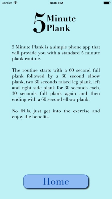 5 Minute Plank screenshot 2