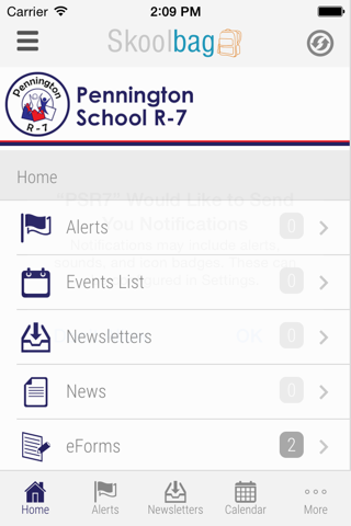 Pennington School R-7 – Skoolbag screenshot 2