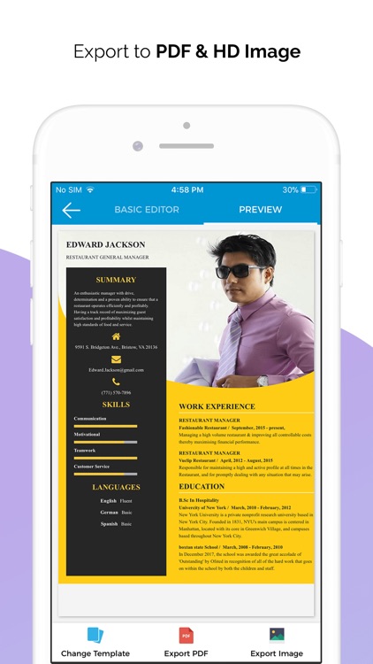 Quick Resume Builder, CV Maker screenshot-4