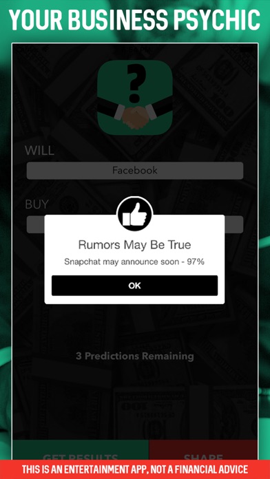 BUYOUT Prediction Investor App screenshot 3