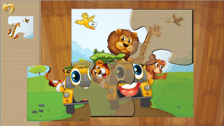 Animal Car Puzzle: Jigsaw Picture Games for Kids