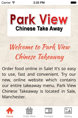 Park View Chinese Takeaway screenshot 2