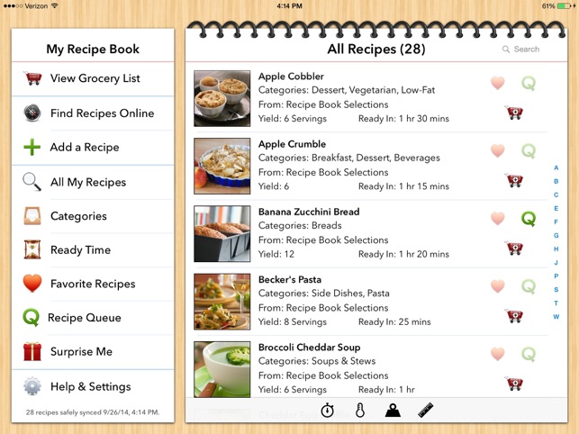 All your recipes, all in one place