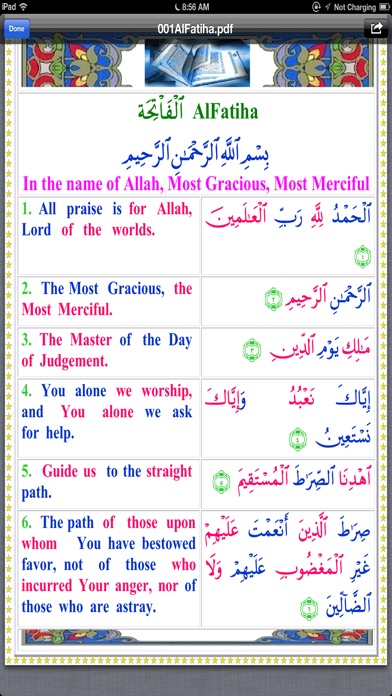 Quran-Colors-Arab-Eng-Uthmani screenshot 2
