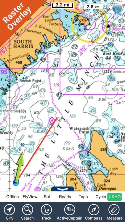 Marine : Hebrides HD - GPS Map Navigator