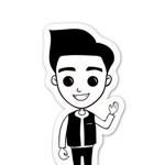 Handsome Oppa Sticker