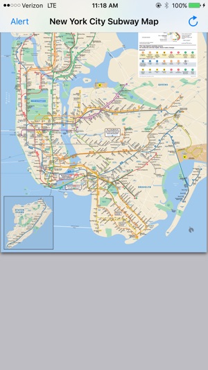 NYC Subway System Map