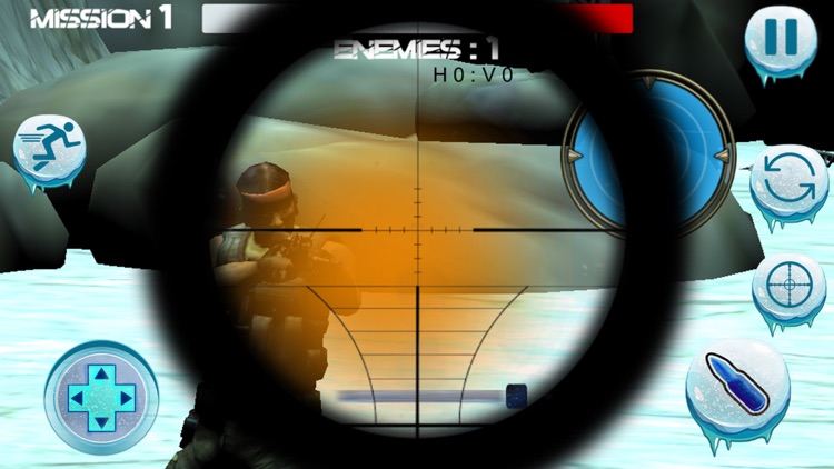 Arctic Commando sniper shooter - Army war