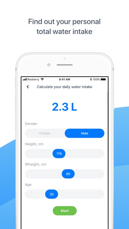 Waterbalance: drink tracker