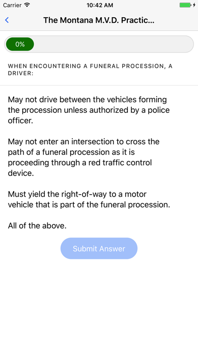 How to cancel & delete Montana MVD Practice Driver Test from iphone & ipad 2