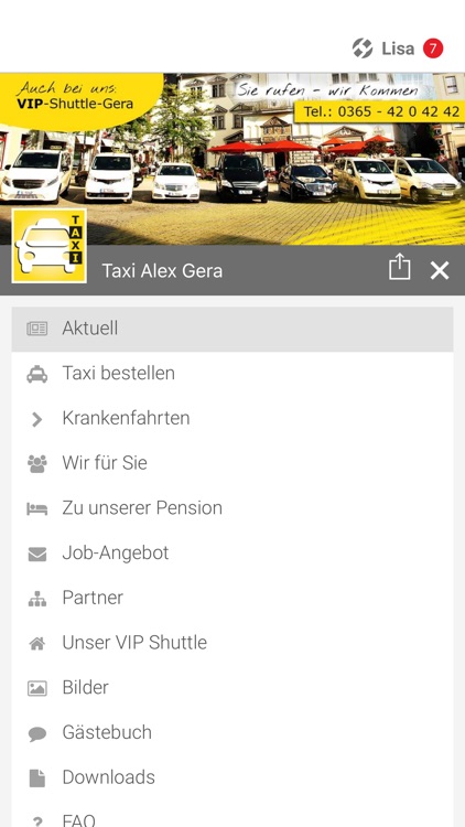 Taxi Alex Gera