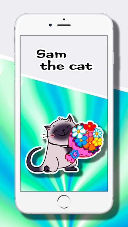 Cat Stickers: Fat Sam