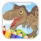 Dinosaur Coloring - Animal Book is the game include cartoon doodle about the dinosaur