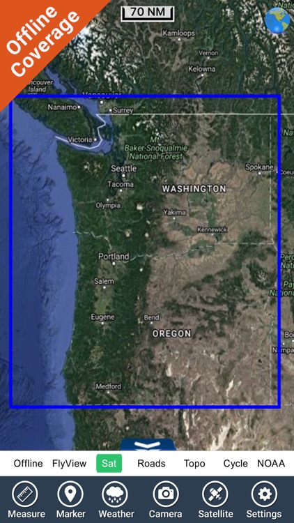 Oregon to Washington HD Charts screenshot-4
