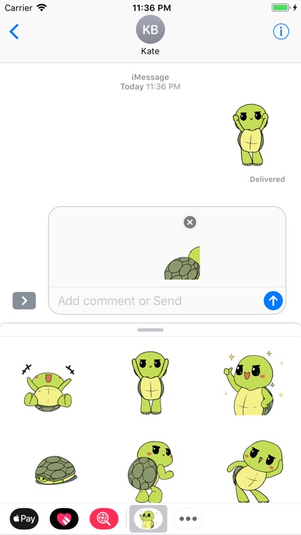 Happy Little Turtle Stickers