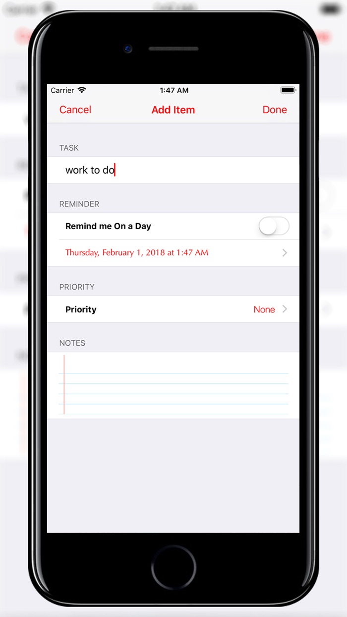 CheckLIst To Do Index