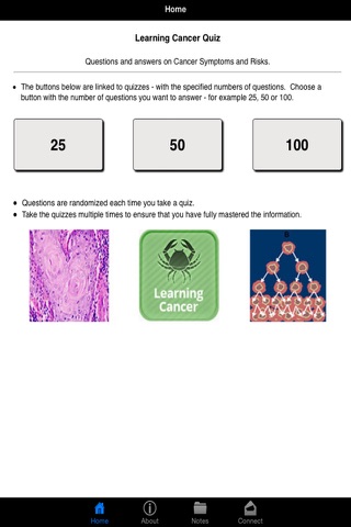 Learning Cancer Quiz screenshot 2