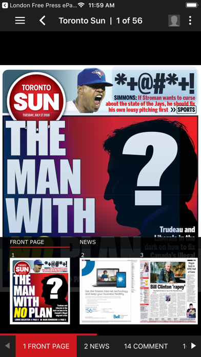 Toronto Sun ePaper screenshot 3
