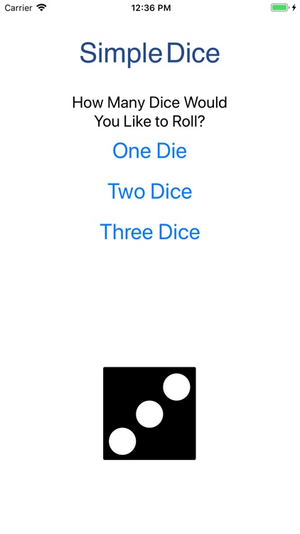 Simple Dice with Roll Counter