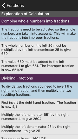 Fractions Calculator(圖2)-速報App