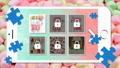 How to cancel & delete Cute Candy Sweet & Jelly Jigsaw Puzzle from iphone & ipad 2