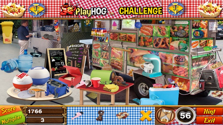 Food Cart Hidden Objects Games